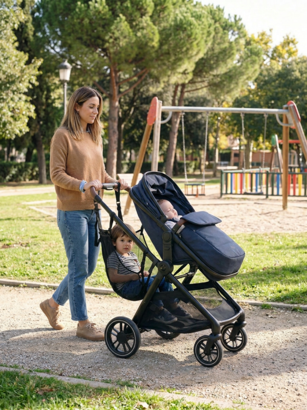 Hamaca Amababy Nido+ con estampado Black
