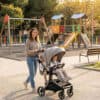 Hamaca Amababy con estampado Sevilla Marrón